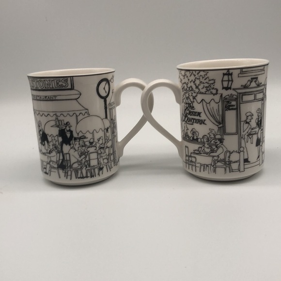 Le Restaurant Epoch set of two mugs - Picture 4 of 5